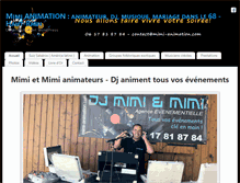 Tablet Screenshot of mimi-animation.com